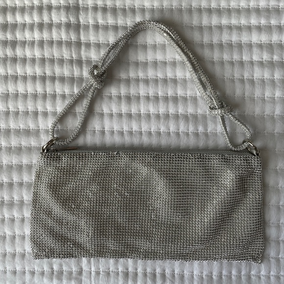 Rhinestone Knotted Shoulder Bag - Picture 5 of 7